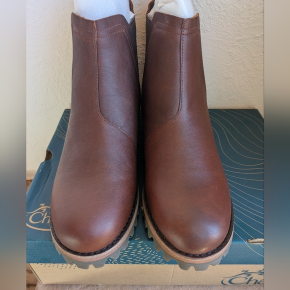 Chaco Women's Fields Chelsea Boots In Barley - Picture 8 of 11